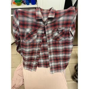 Vans Red Flannel Shirt - Size XL - Great Condition!